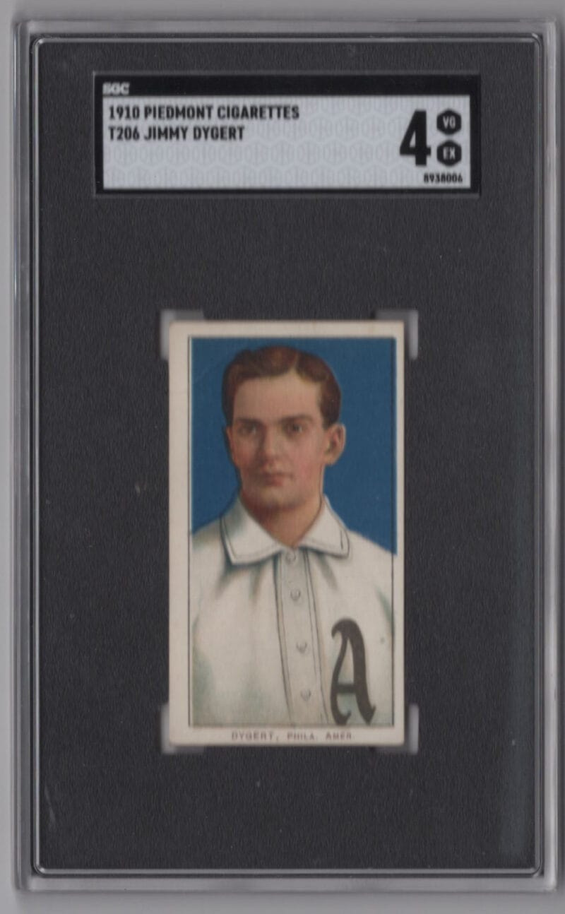 1910 PIEDMONT WHITE BORDER JIMMY DYGERT SGC 4 PHILA.