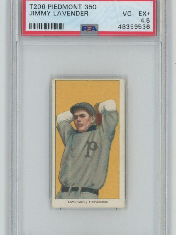 1910 PIEDMONT WHITE BORDER JIMMY LAVENDER PSA 45 PROVIDENCE GRAYS POP 8 286676898164