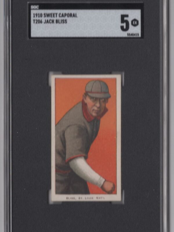 1910 SWEET CAPORAL WHITE BORDER JACK BLISS SGC 5 ST. LOUIS POP 14