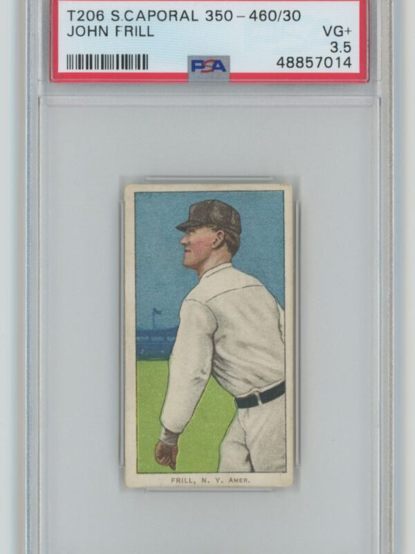 1910 SWEET CAPORAL WHITE BORDER JOHN FRILL PSA 3.5 NEW YORK
