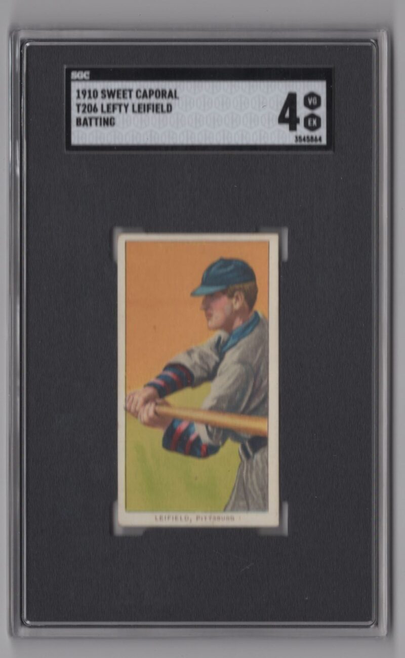 1910 SWEET CAPORAL WHITE BORDER LEFT LEIFIELD SGC 4 PITTSBURG POP 14 286512188254