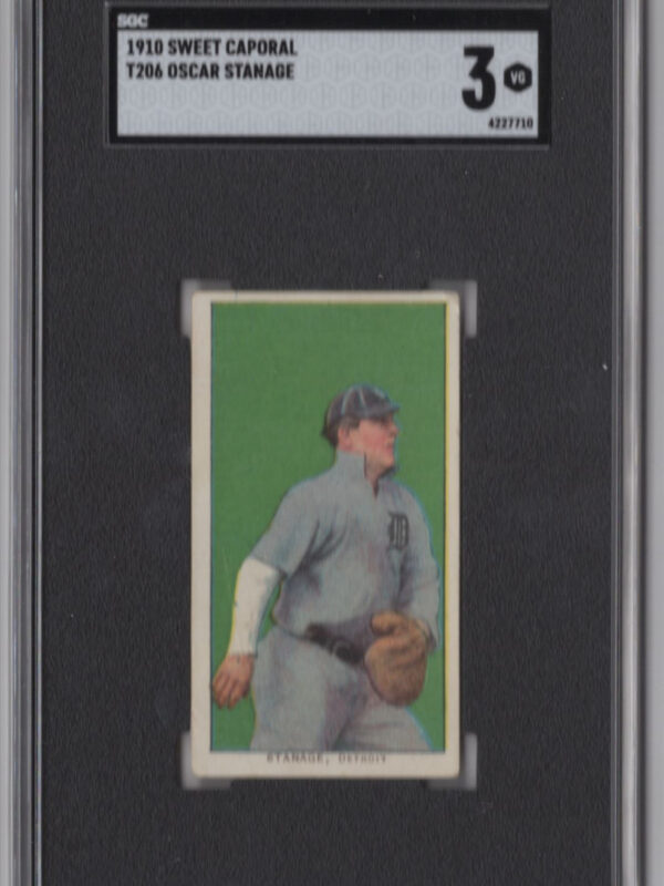 1910 SWEET CAPORAL WHITE BORDER OSCAR STANAGE SGC 3 DETROIT