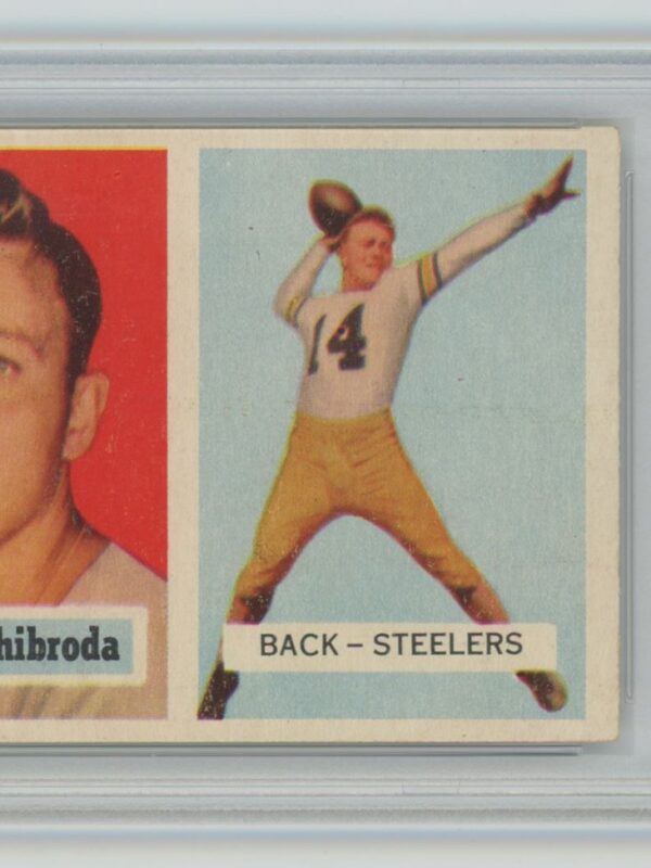 1957 TOPPS TED MARCHIBRODA PSA 5 PITTSBURGH STEELERS #113