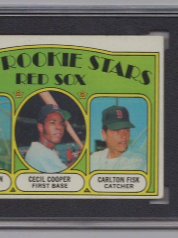 1972 TOPPS 3-15 CARLTON FISK ROOKIE SGC 4.5 BOSTON RED SOX #79