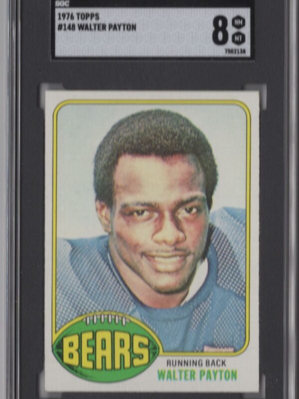 1976 TOPPS WALTER PAYTON ROOKIE SGC 8 CHICAGO BEARS #148