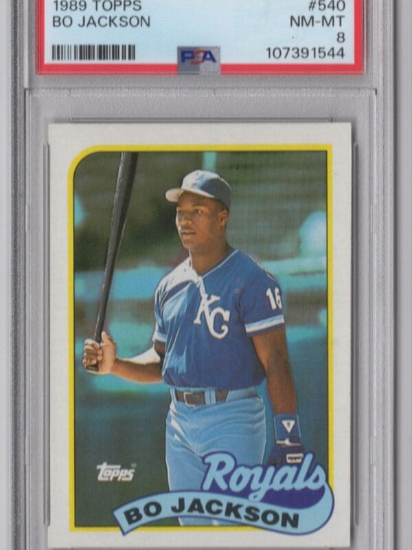 1989 TOPPS BO JACKSON 20.00 8 KANSAS CITY ROYALS #540