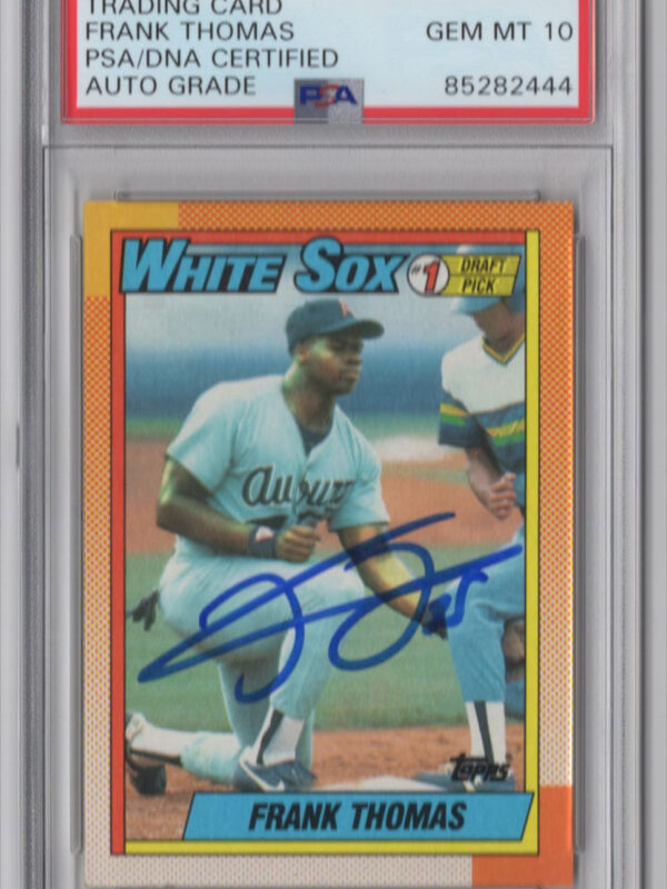 1990 Topps Frank Thomas Rookie PSA 10 Chicago White Sox #414