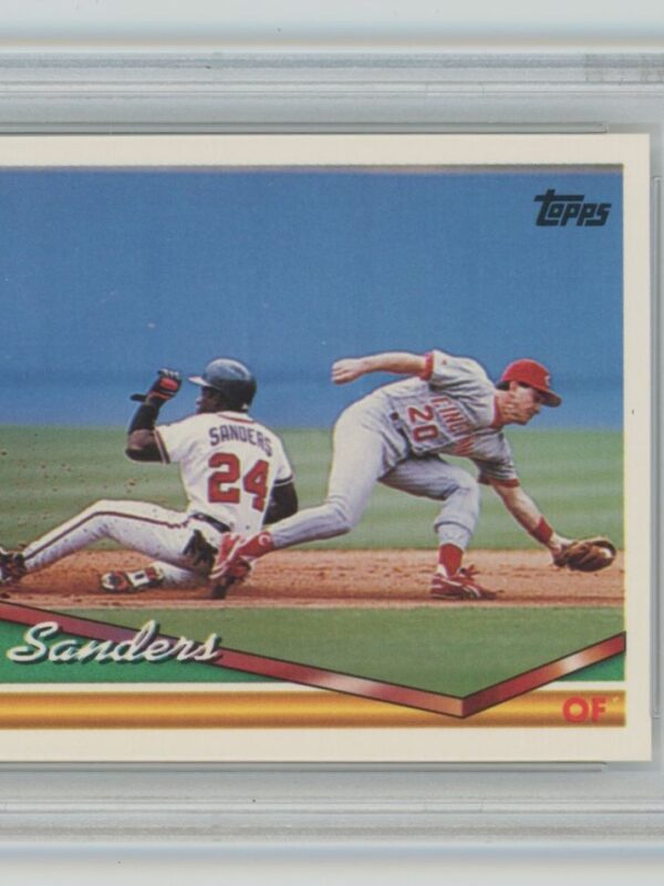 1994 TOPPS DEION SANDERS PSA 9 ATLANTA BRAVES 375 POP 13 ONLY 11 HIGHER 286740707544