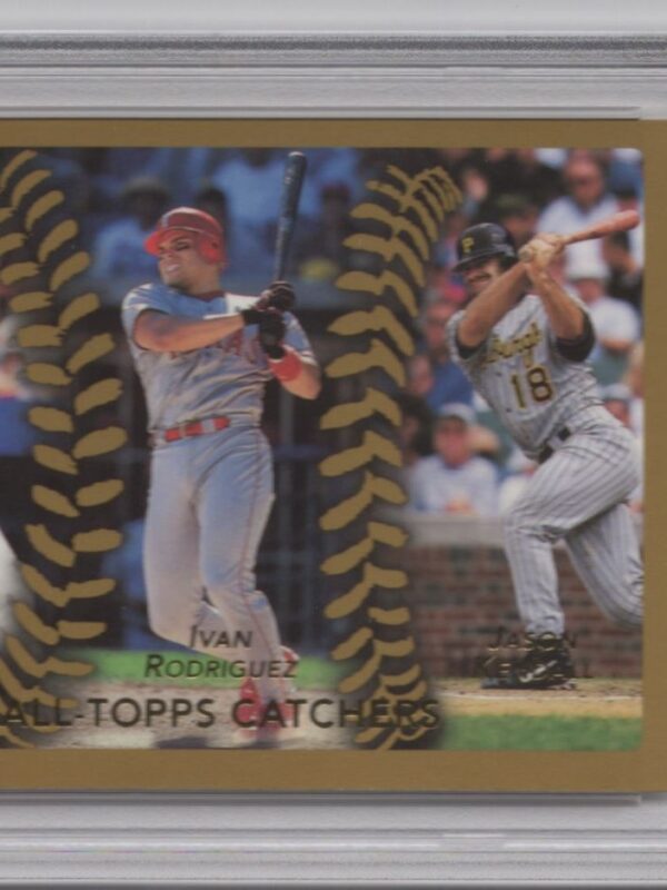 1999 TOPPS GOLD MIKE PIAZZA IVAN RODRIGUEZ JASON KENDALL PSA 8 NEW YORK METTEXAS