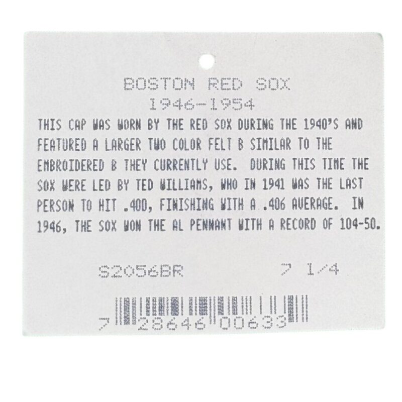 Bobby Doerr Boston Red Sox Baseball Cap Autographed - Image 11