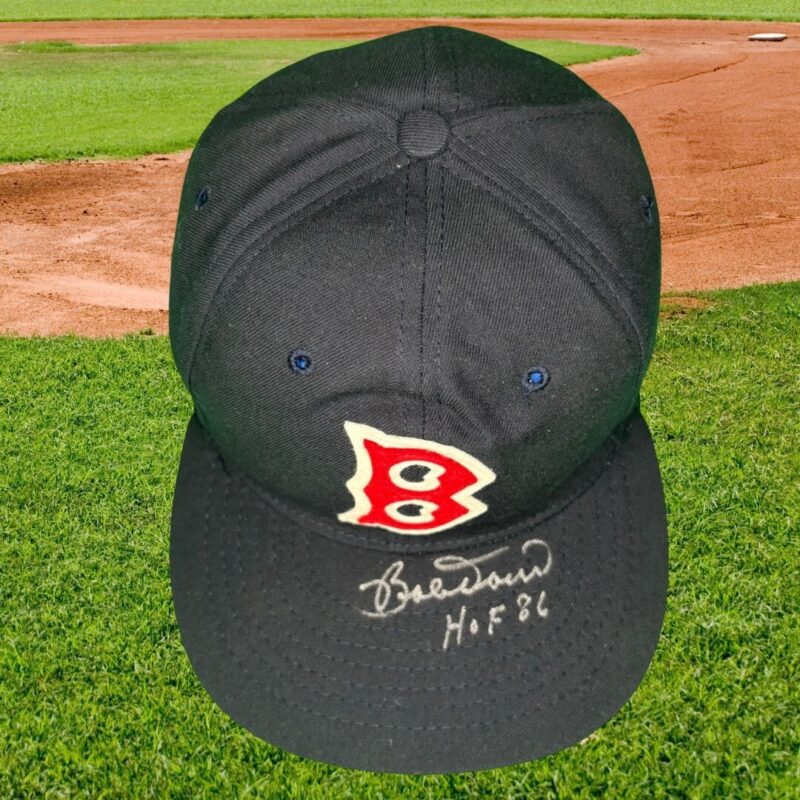 Bobby Doerr Boston Red Sox Baseball Cap Autographed - Image 3