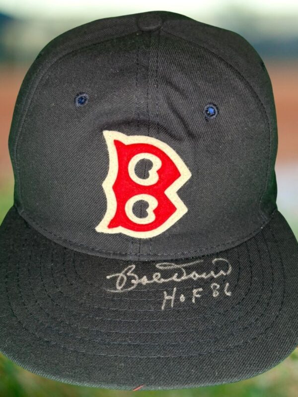 Bobby Doerr Boston Red Sox Baseball Cap Autographed