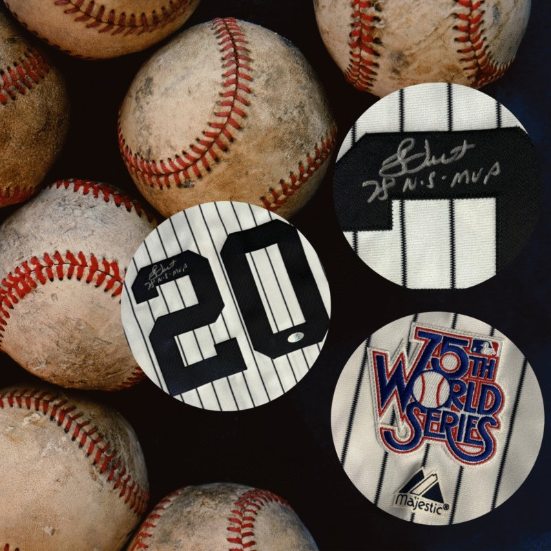 Bucky Dent Autographed Majestic 1978 New York Yankees 75th World Series Jersey - Image 12