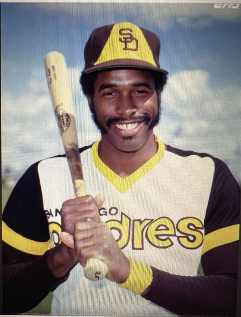 Dave Winfield autographed/framed San Diego Padre's Mitchell & Ness Rookie Jersey - Image 3