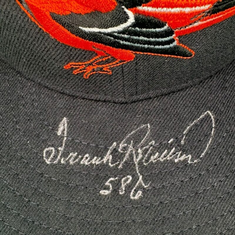 Frank Robinson Autographed Baltimore Orioles New Era Baseball Cap (PSA) - Image 4