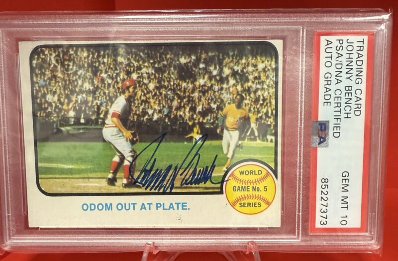 Johnny Bench Autographed Cincinnati Reds collection - Image 10