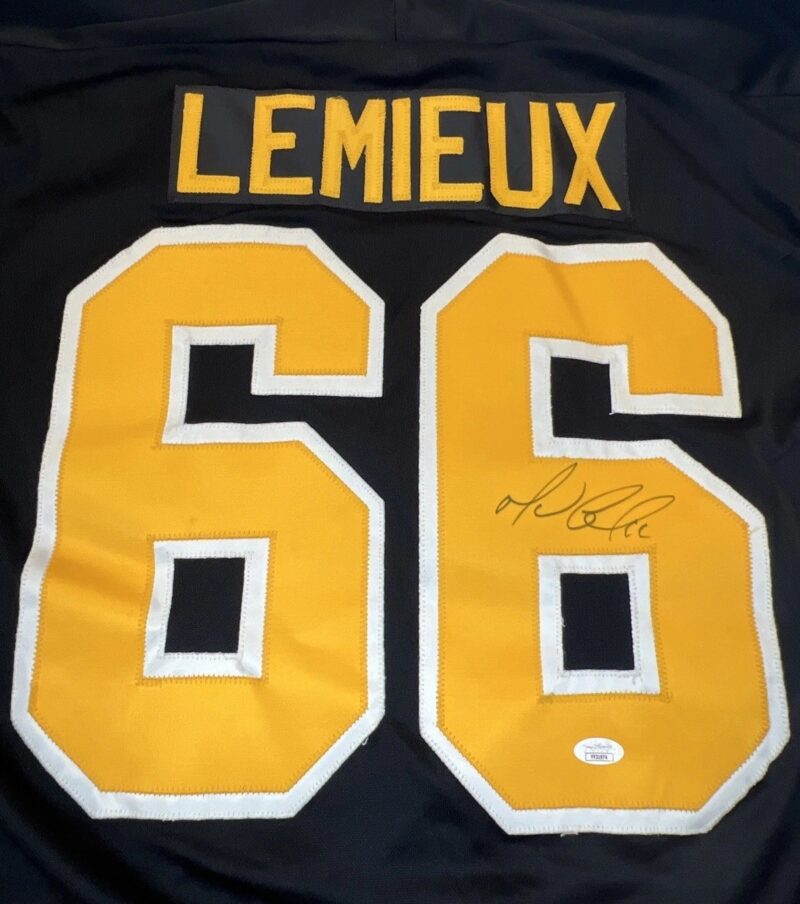 Mario Lemieux Autographed Pittsburgh Penguins CCM NHL Jersey - Image 5