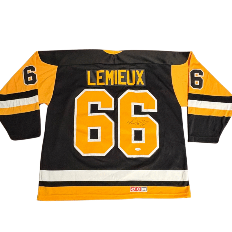 Mario Lemieux Autographed Pittsburgh Penguins CCM NHL Jersey - Image 9