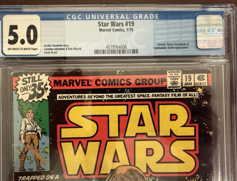 Original 1979 Star Wars Comic 19 CGC JSA 286731931524 2