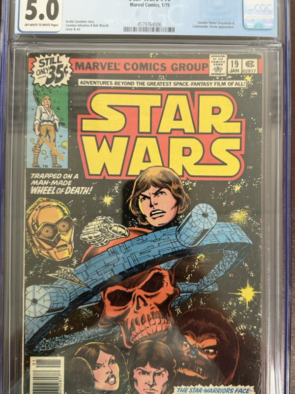 Original 1979 Star Wars Comic 19 CGC JSA 286731931524