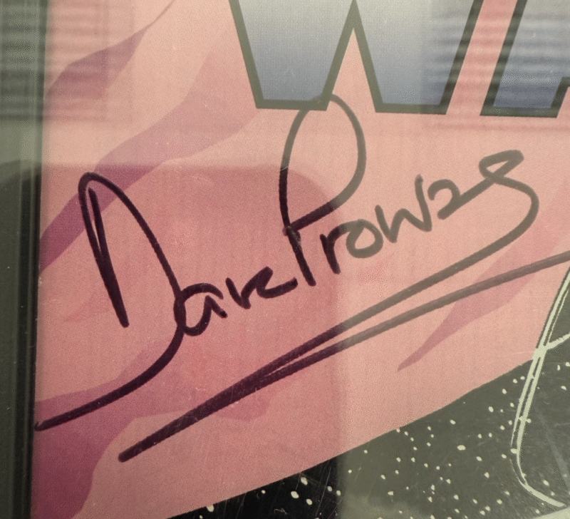 Original David Prowse Autographed Framed Star Wars Comic 3 CBCS 286732004294 2