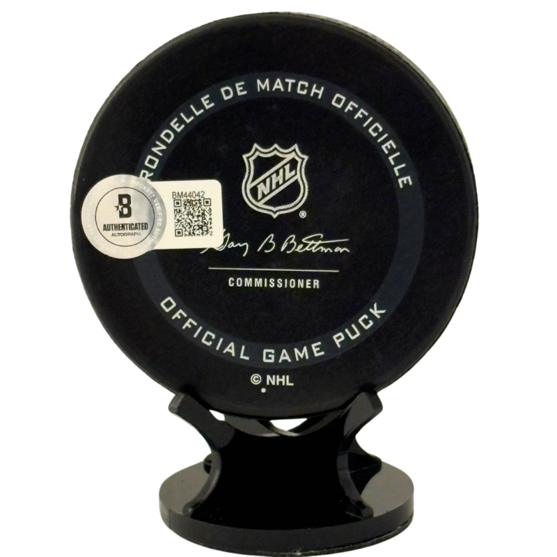 Patrick Roy Autographed NHL Hockey Puck – Beckett Certified - Image 3