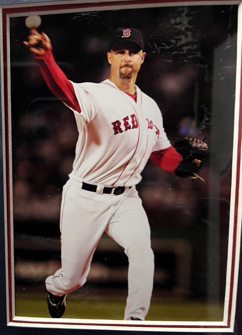Tim Wakefield Autographed framed Boston Red Sox jersey - Image 3