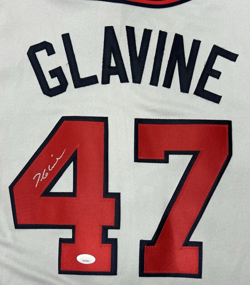 Tom Glavine Autographed Atlanta Braves Majestic Jersey - Image 3