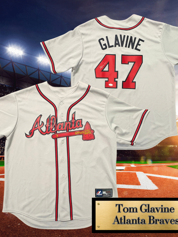 Tom Glavine Autographed Atlanta Braves Majestic Jersey