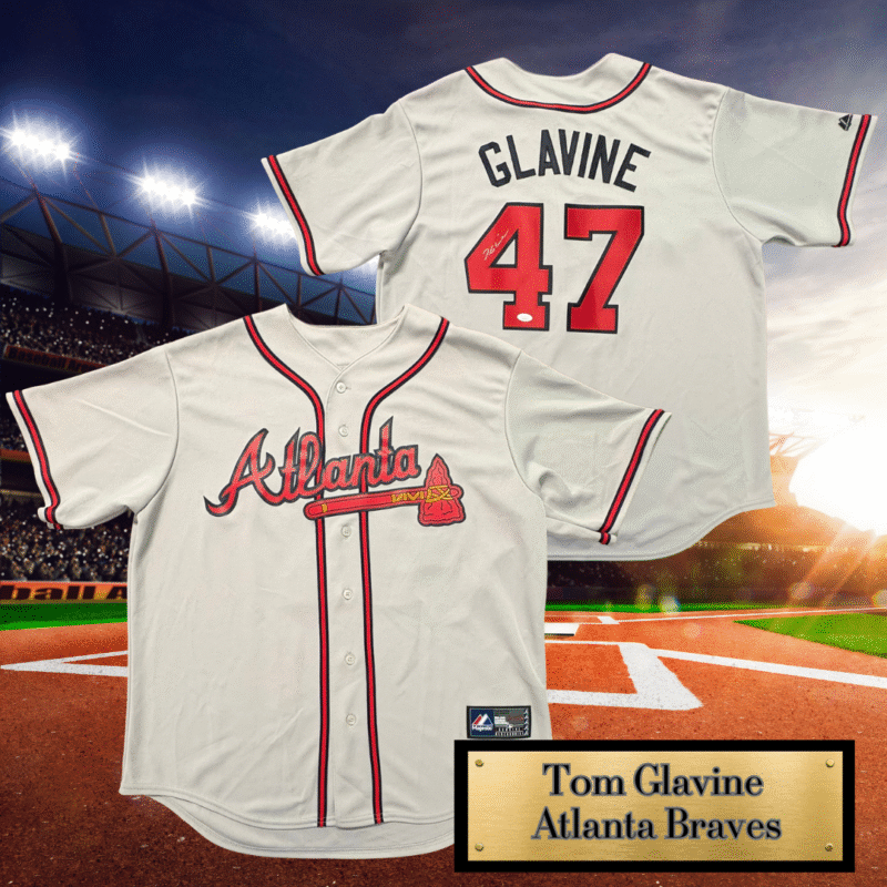 Tom Glavine Autographed Atlanta Braves Majestic Jersey