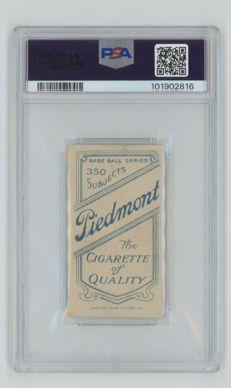 1909 PIEDMONT WHITE BORDER JOHN MCALEESE PSA 5 ST. LOUIS TOTAL POP ONLY 27 - Image 3