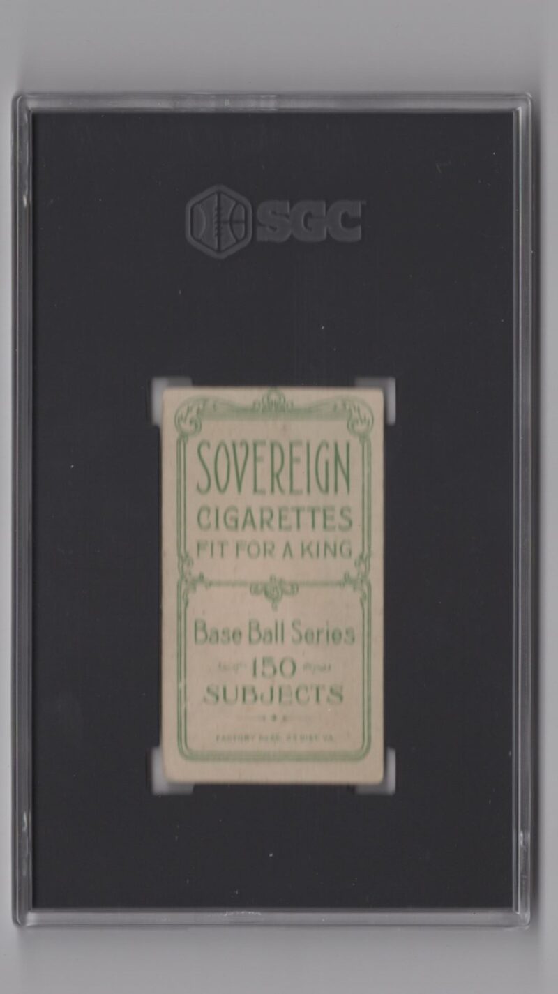 1909 SOVEREIGN WHITE BORDER ELMER FLICK SGC CLEVELAND 286512194715 2