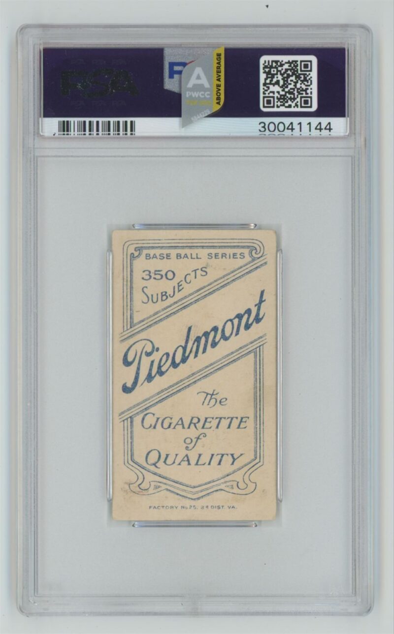 1909 WHITE BORDER BOB RHOADES 300441144 PSA 5 CLEVELAND POP 4 ONLY 4 HIGHER - Image 3