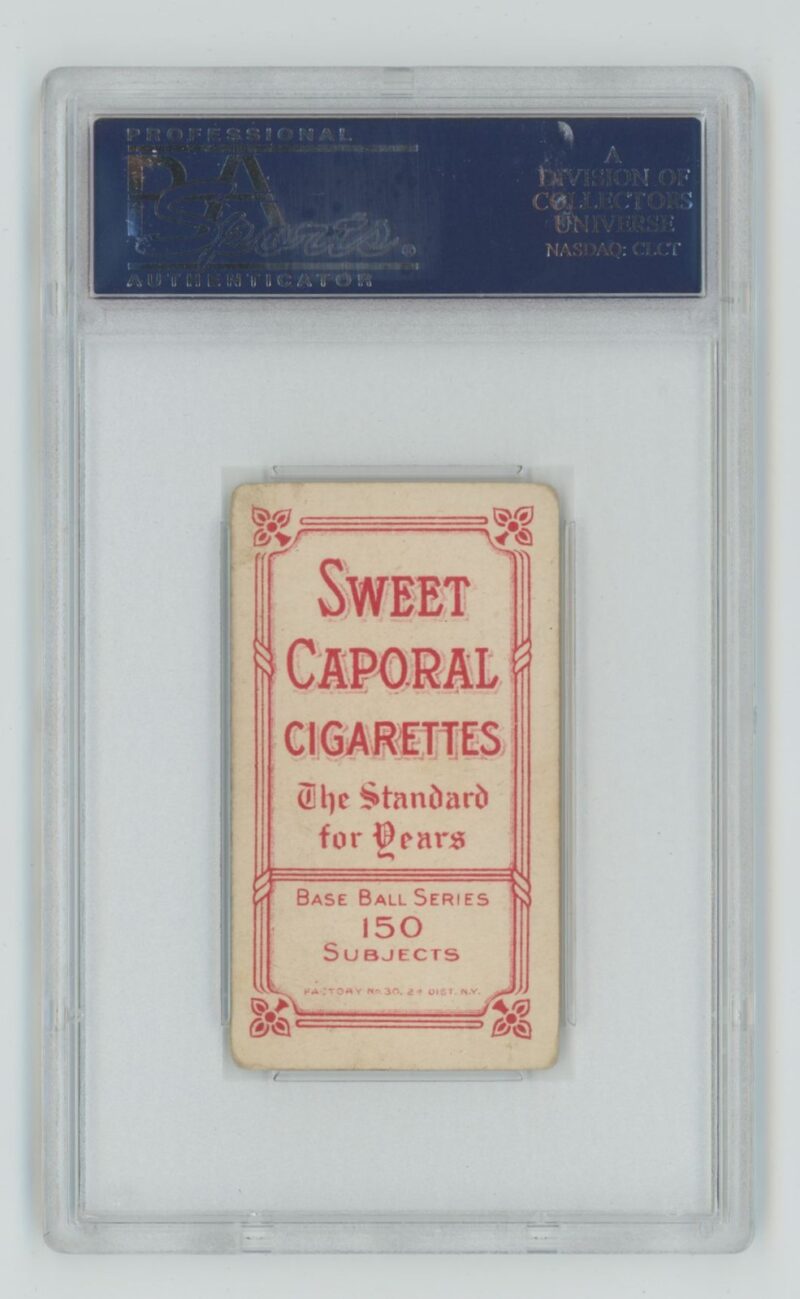 1909 WHITE BORDER ED REULBACH PSA 3.5 CHICAGO POP 4, ONLY 13 HIGHER - Image 3