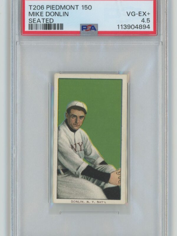 1909 WHITE BORDER MIKE DONLIN "SAVE SELLER"TO FOLLOW POPS SPORTS AUTHORITY ON