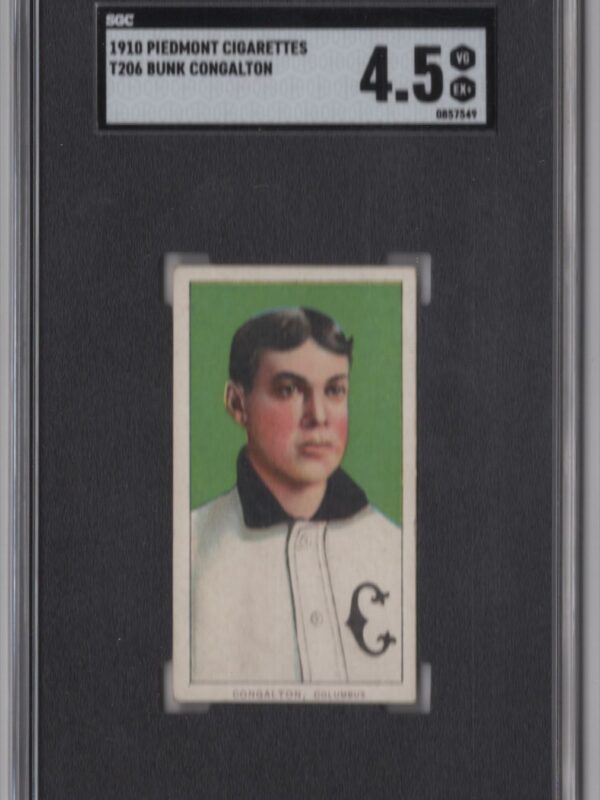 1910 PIEDMONT WHITE BORDER BUNK CONGALTON SGC 4.5 COLUMBUS