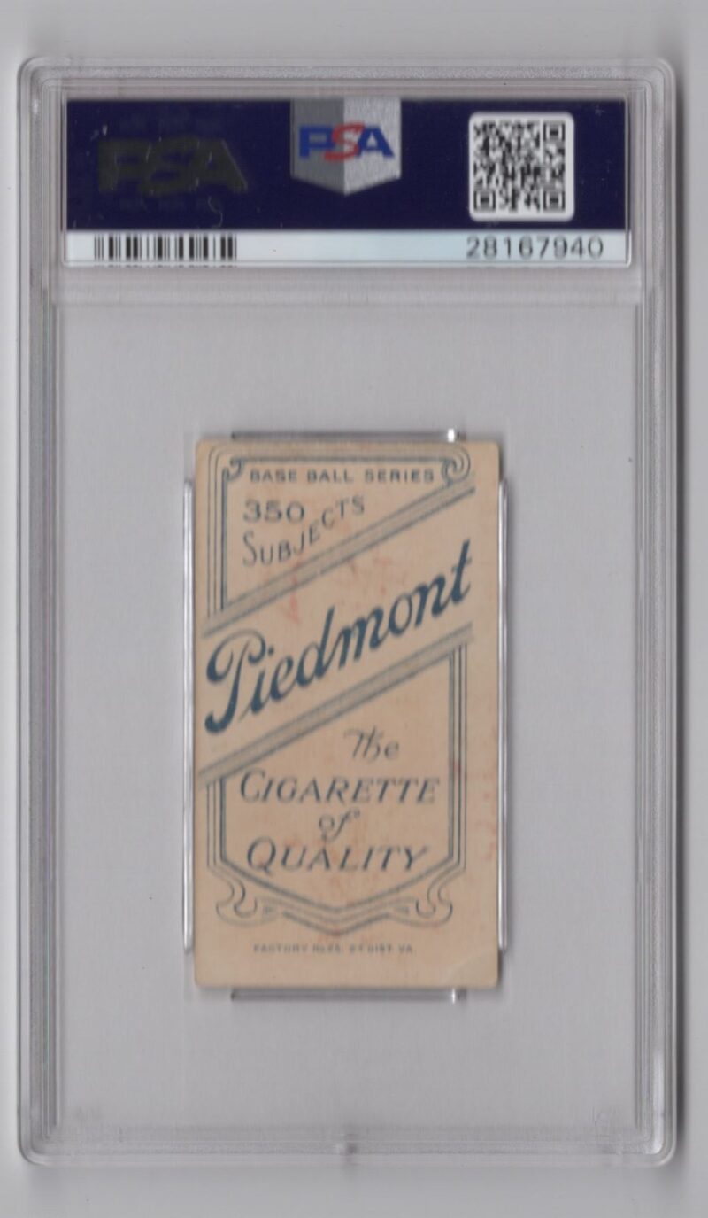 1910 PIEDMONT WHITE BORDER EDDIE PHELPS PSA 4 ST. LOUIS TOTAL POP 52 - Image 3