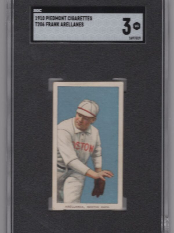 1910 PIEDMONT WHITE BORDER FRANK ARELLANES 1697319 SGC 3 BOSTON