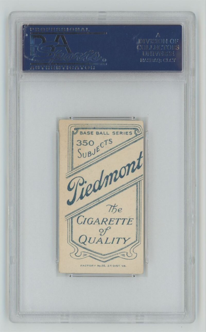 1910 PIEDMONT WHITE BORDER JOE DUNN PSA 5 BROOKLYN POP 13 - Image 3