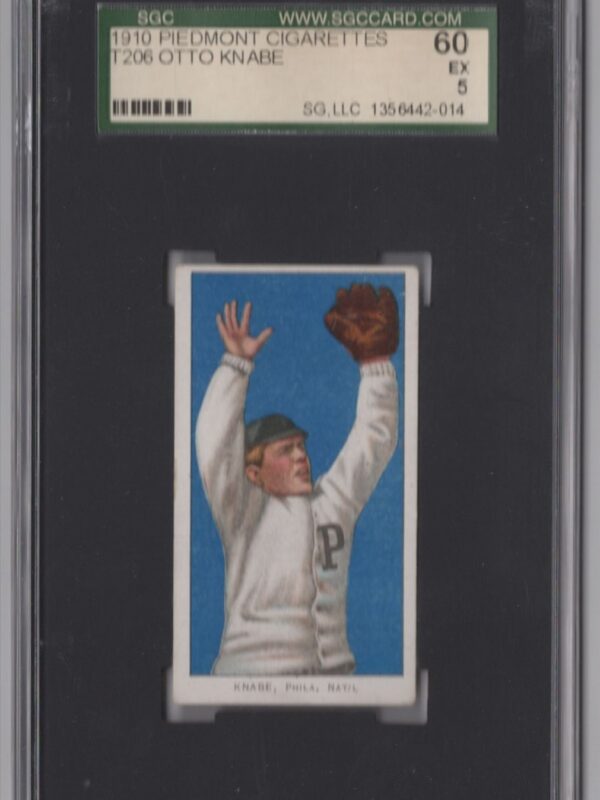 1910 PIEDMONT WHITE BORDER OTTO KNABE SGC 5 PHILADELPHIA POP 15