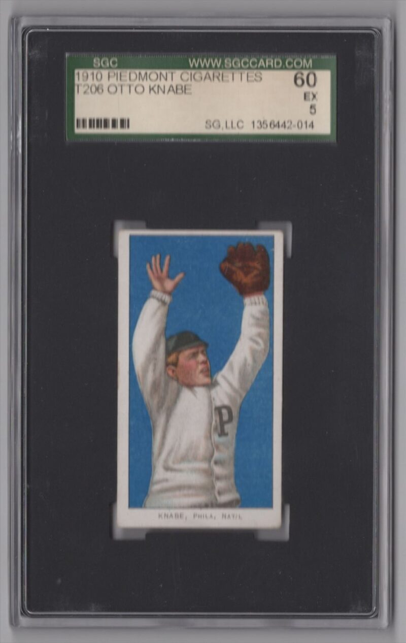 1910 PIEDMONT WHITE BORDER OTTO KNABE SGC 5 PHILADELPHIA POP 15