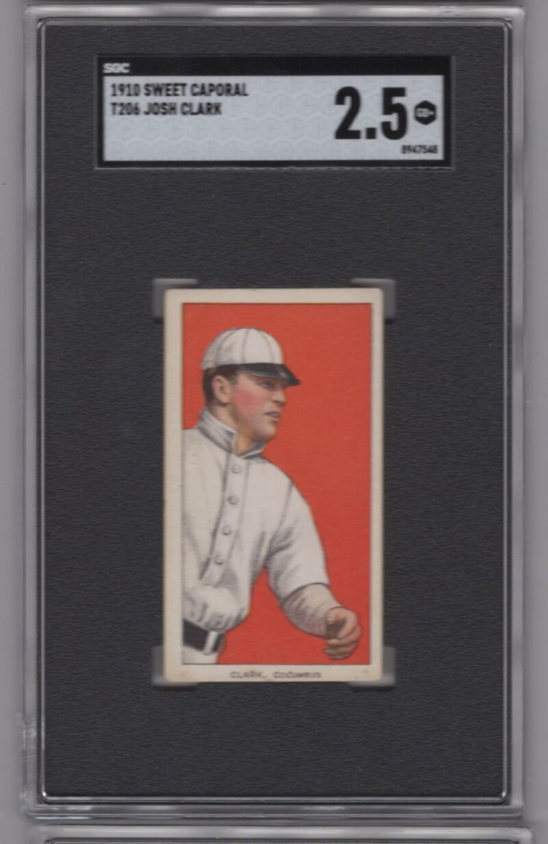1910 SWEET CAPORAL WHITE BORDER JOSH CLARK SGC 2.5 COLUMBUS