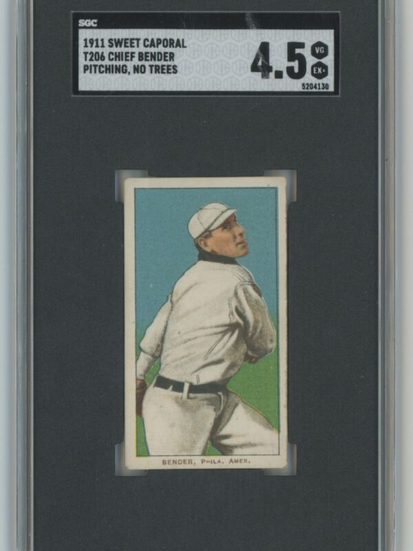 1911 SWEET CAPORAL WHITE BORDER CHIEF BENDER SGC 45 PHILADELPHIA 286735292485