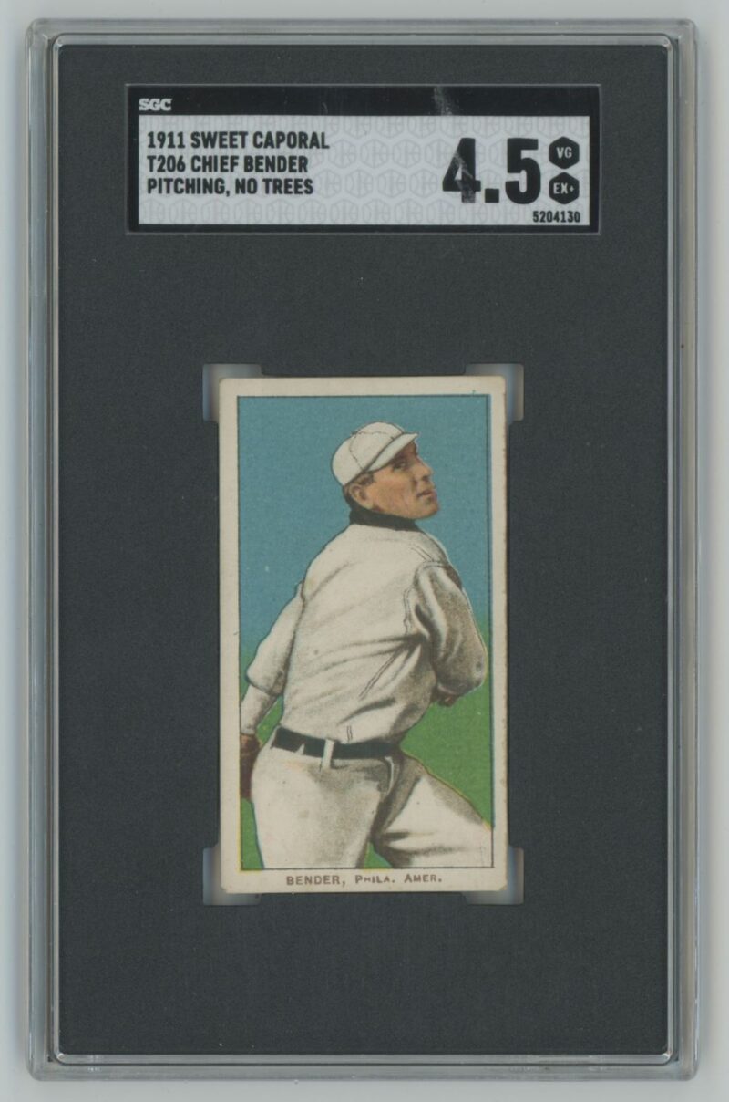 1911 SWEET CAPORAL WHITE BORDER CHIEF BENDER SGC 45 PHILADELPHIA 286735292485