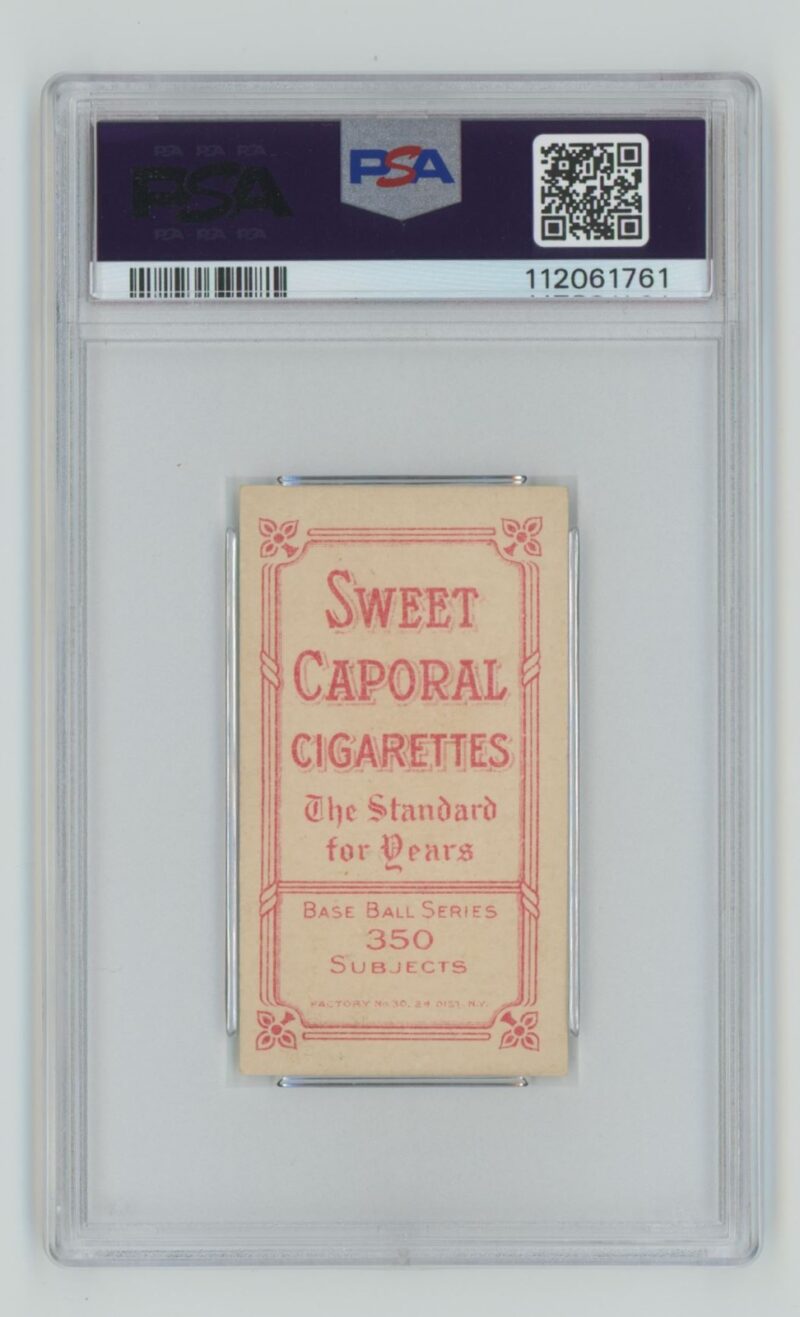 1911 SWEET CAPORAL WHITE BORDER RED KLEINOW PSA 4 NEW YORK NEW YORK, CATCHING - Image 3