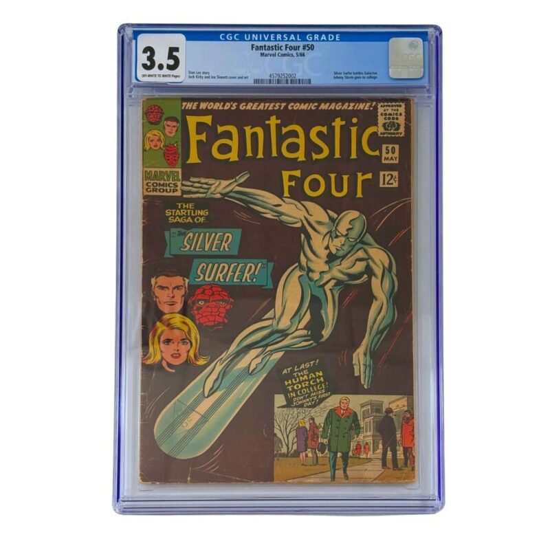 1966 Fantastic Four #50 - The Startling Saga Of The Silver Surfer (CGC) - Image 3