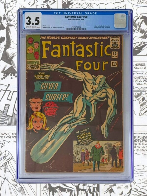 1966 Fantastic Four #50 - The Startling Saga Of The Silver Surfer (CGC)