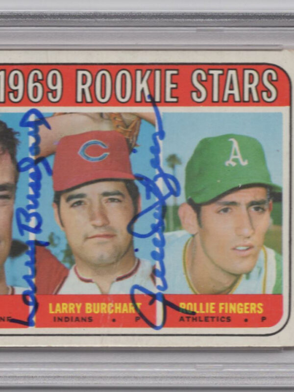 1969 3-15 A.L. ROOKIE STARS - BOB FLOYD/LARRY BURCHART/ROLLIE FINGERS ROOKIE