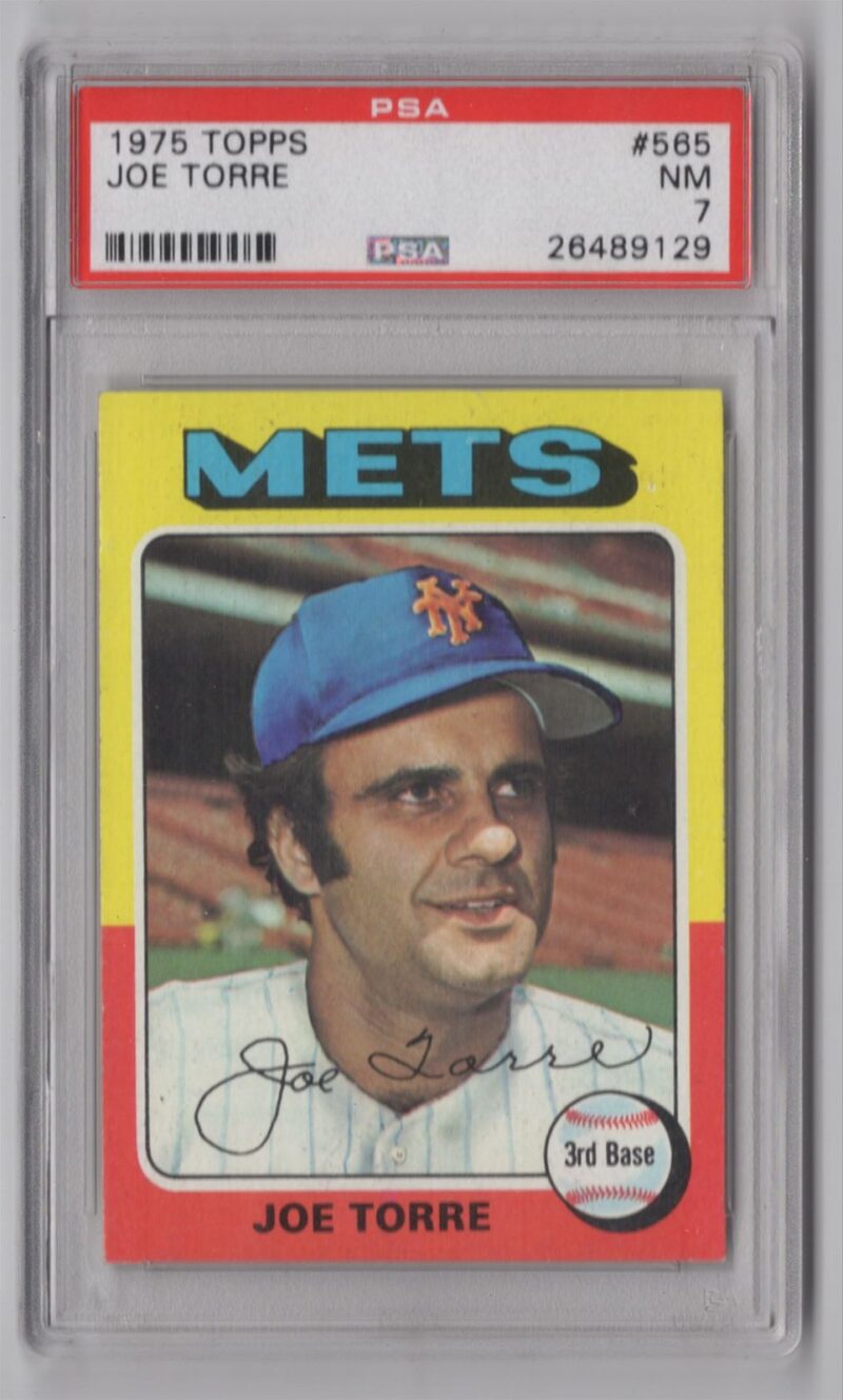 1975 TOPPS 3 15 JOE TORRE PSA 7 NEW YORK METS 565 286366670625