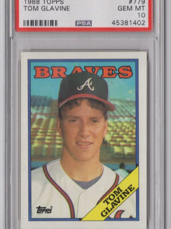1984 TOPPS TOM GLAVINE ROOKIE PSA 10 ATLANTA BRAVES #779 NONE HIGHER!